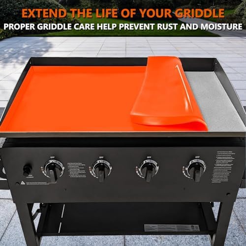 Protebox 28" XL Silicone Griddle Mat for Blackstone - 28 XL Griddle Cover - Image 4