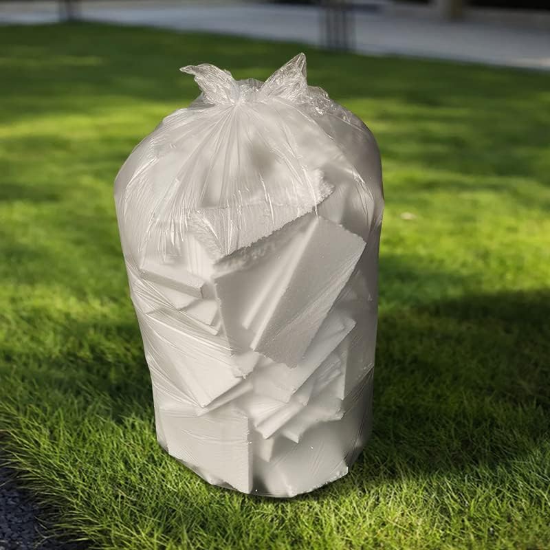 TYPLASTICS 40-45 Gallon Clear Trash Can Liners - 40" x 48" - Image 5