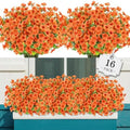 AGIRL Artificial Fall Flowers Outdoor,UV Resistant Fake Mums Porch Decor by AGIRL