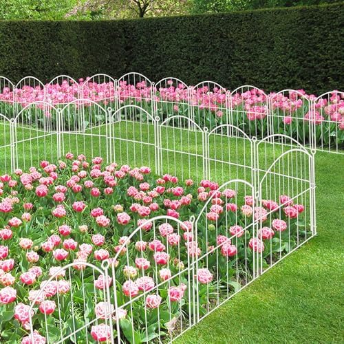 Decorative Garden Fence, 17in (H) x 10ft(L) No Dig Fence - Image 2