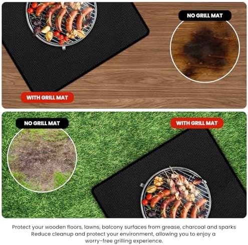 70x40 Inch Large Under Grill Mats for Outdoor Grill - Image 4