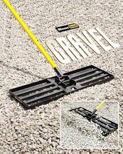 Lawn Leveling Rake, 30"x10" Heavy Duty Sand Leveling Tool with 7FT Long Handle, Steel Golf Rake for Soil, Compost, Gravel, Lawn Leveler for Yard, Garden, Golf Course, Landscaping Level Tool - Image 6