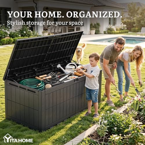YITAHOME XXL 240 Gallon Extra Large Deck Box - Image 3