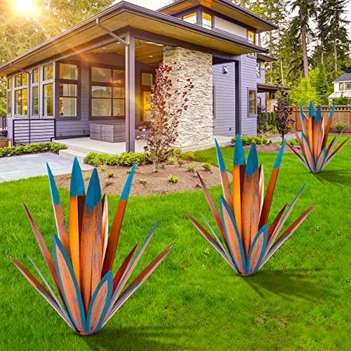Homight Metal Tequila Country Sculpture DIY Tequila Plant Home Decor Country Tequila Garden Ornament Indooutdoor Statuette Patio Lawn Patio Stake Decoration Gift to The Garden - Image 2