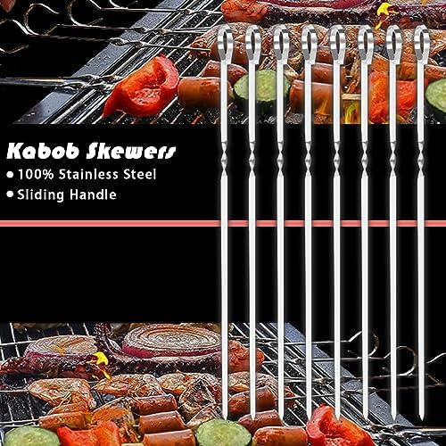 BBQ Accessories Kit - 20pcs Stainless BBQ Grill Tools Set for Smoker Camping Barbecue Grilling Tools BBQ Utensil Set Outdoor Cooking Tool Set with Canvas Bag Gift for Thanksgiving Day, Christmas - Image 5