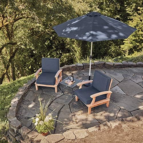 Classic Accessories Montlake FadeSafe Patio Lounge Chair/LoveSeat Back Cushion, 21 x 22 x 4 Inch, Heather Indigo, Patio Furniture Cushions - Image 4