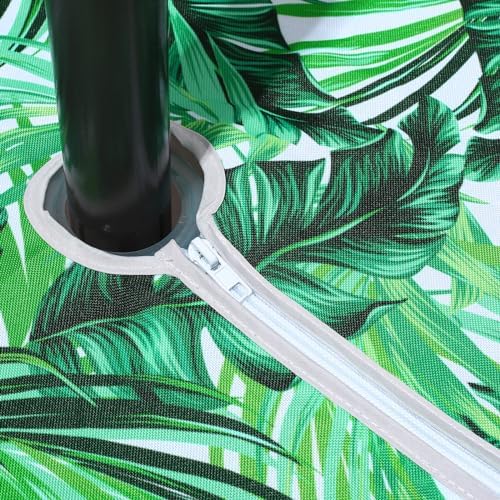 SUQ I OME Patio Tablecloth, Palm Tree, 60'' Round with Zipper - Image 2