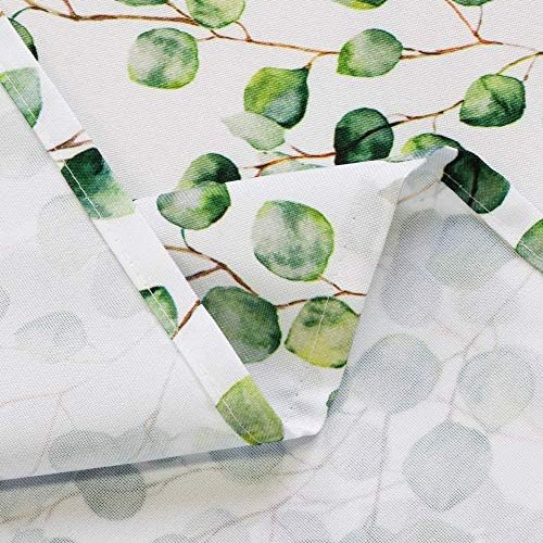SUQ I OME Outdoor Tablecloth, with Umbrella Hole and Zipper Fence Leaf, 60'' Round - Image 3