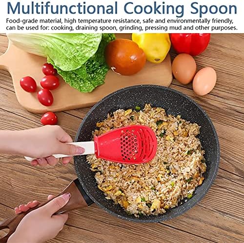 Cupid's Arrow 6in1 Multifunctional Kitchen Cooking Spoon - Egg Yolk Separator, Grater, Masher, Colander, Skimmer, Scoop - Heat Resistant, Plastic, 8.86 x 2.75 x 1.79 inches - Image 5