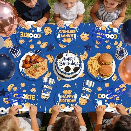 170Pcs Milk and Cookies Birthday Party Decorations for Kids, Serves 24 - Image 6