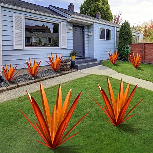 Homight Metal Tequila Country Sculpture DIY Tequila Plant Home Decor Country Tequila Garden Ornament Indoor Outdoor Statue Patio Lawn Patio Stake Decoration Gift to The Garden by HomightCentennial