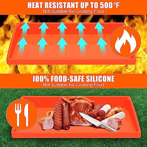 Silicone Griddle Mat Cover for Blackstone - 22 Inch True All-Encompassing Coverage Heavy Duty Food Grade Grill Buddy Mat, All Season Cooking Surface Protective Cover - Image 6