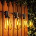 GPATIO 30ft Waterproof Patio Lights with 16 Dimmable Hanging Lights Globe ST38 Bulbs, 2700k Shatterproof Connectable for Backyard Gazebo Porch Garden Commercial Outside Decor by AddforPatioMakeover