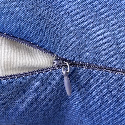 MIULEE Decorative Outdoor Pillow Covers Waterproof 18x18 Royal Blue - Image 2