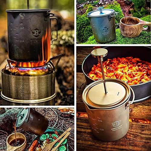 Bestargot Titanium Pot 750ml, Coffee French Press - Image 4