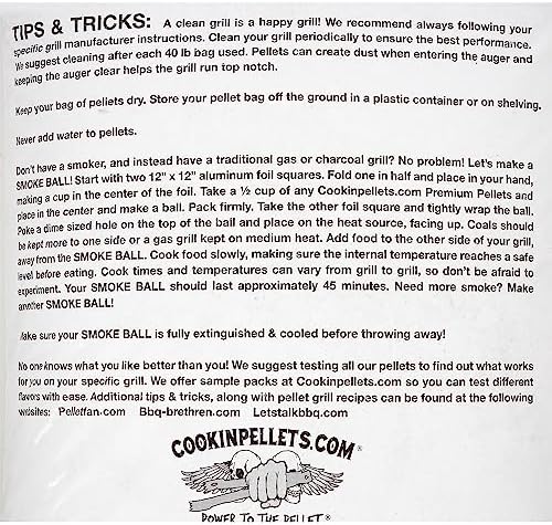CookinPellets 40-Pound Premium All-Natural Black Cherry Hardwood Grill Smoker Wood Pellets, No Bark or Fillers, for BBQ, Meat, and Veggies (5 Pack) - Image 6