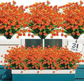 AGIRL Artificial Fall Flowers Outdoor,UV Resistant Fake Mums Porch Decor by AGIRL
