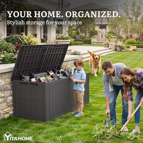 YITAHOME 134 Gallon Large Deck Box - Image 4