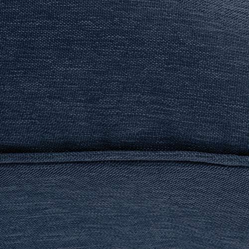 Classic Accessories Montlake FadeSafe Water-Resistant Patio Lounge Back Cushion Cover, 21 x 15 x 4 Inch, Heather Indigo, Patio Furniture Cushion Covers - Image 5