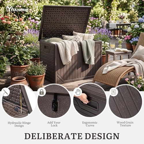 YITAHOME 230 Gallon Extra Large Outdoor Storage Box - Image 3