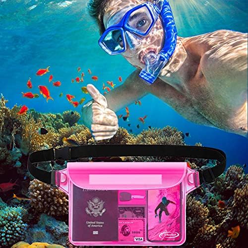 AiRunTech Waterproof Sling Shoulder Bag for Women Men, Amusement Theme Park Mexico Cancun Vacation Essentials Accessories Must Haves,Waterproof Pouch for Phone Passport Wallet Purse with Waist Strap - Image 2
