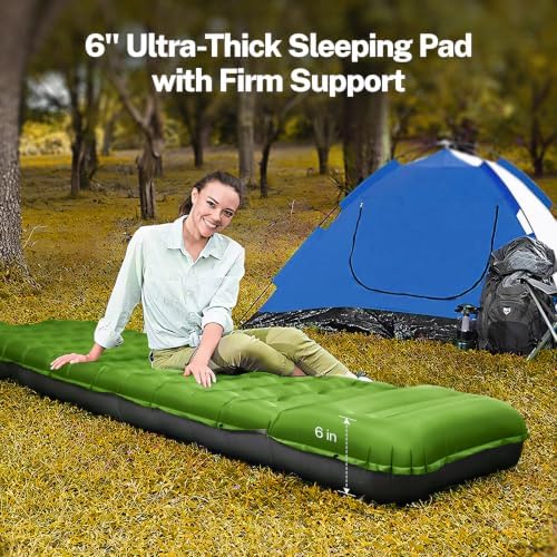 OGERY Sleeping Pad for Camping, 6" Extra-Thick Reinforced Camping Pad - Image 2