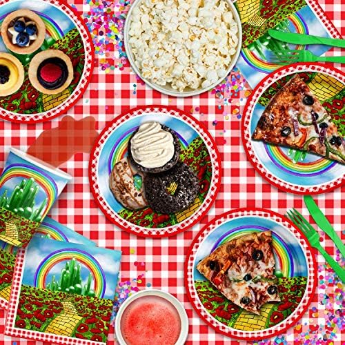 The Wonderful Wizard of Oz Birthday Party Supplies Set Plates Napkins Cups Tableware Kit for 16 - Image 6
