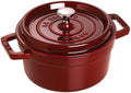 Staub Cast Iron 2.75-qt Round Cocotte - Grenadine, Made in France by Unknown