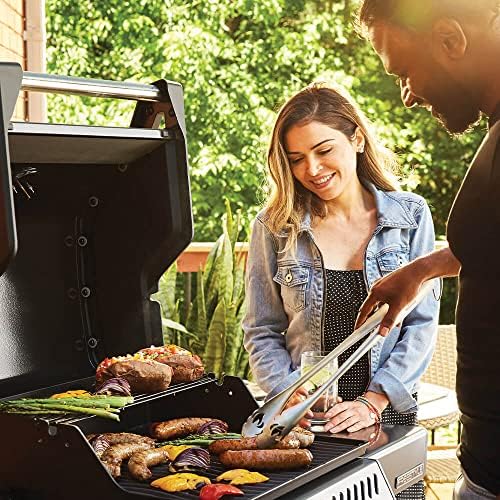 Napoleon Freestyle 365 Propane Gas Outdoor Grill with Range Side Burner, Graphite Grey – 4-Burner BBQ for Versatile Cooking - Image 4