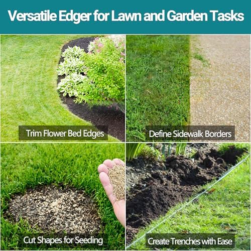 Edger Lawn Tool 41in Border Edger with Tempered Spring Steel Blade - Image 6