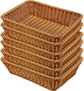 Eccliy 6 Pack Wicker Bread Baskets Woven Serving Basket, 15.8 Inch by Eccliy
