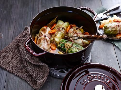 Staub Cast Iron 2.75-qt Round Cocotte - Grenadine, Made in France - Image 6