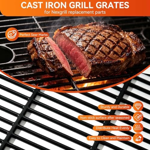 For Nexgrill Replacement Parts 5 Burner 720-0888n Grill Grates 13 x 17" - Image 4