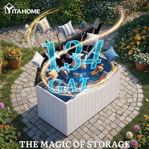 YITAHOME 134 Gallon Large Deck Box - Image 2