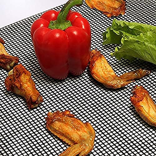 LOOCH BBQ Mesh Grill Mat Set of 5 Non-Stick Heavy Duty Easy Clean Reusable - Image 5