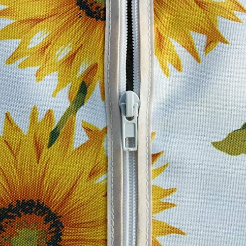 EHouseHome Outdoor Indoor 60inch SquareTablecloth with Umbrella Hole and Zipper, Waterproof Zippered Patio Table Cloths, Spring/Summer Table Covers for Backyard Circular Table/BBQs/Picnic - Image 5