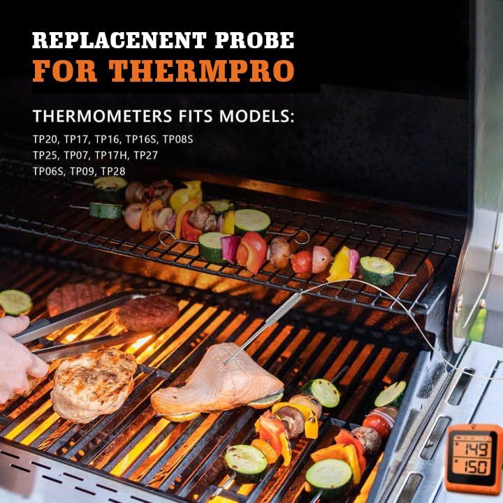 Meat Probe Replacement for Thermopro Thermometer TP04 TP06 etc, 2.5mm Plug - Image 3