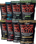 Kona Wood Pellet Variety Pack for Ninja Woodfire - 8 Flavors, 8 x 1 lb by Kona