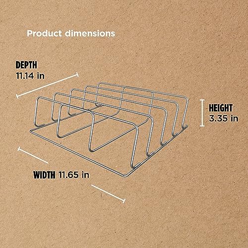 Ninja XL Woodfire Rib Rack, for OG800/OG900, 4-Full Racks of Ribs, Steel - Image 4