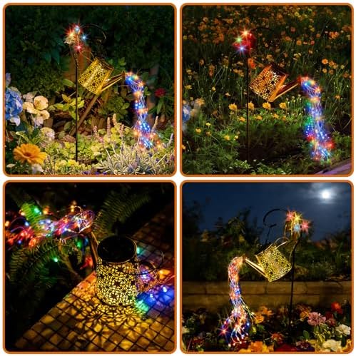 Solar Watering Can Light, Solar Outdoor Decorative, Garden Decor Lights - Image 7