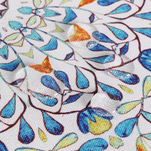 EHouseHome Outdoor and Indoor 70inch Round Tablecloth with Umbrella Hole and Zipper, Waterproof Zippered Patio Table Cloths, Spring/Summer Table Covers for Backyard Circular Table/BBQs/Picnic - Image 6