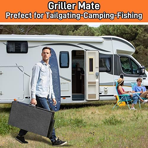 EUTRKei Grill Table for Blackstone Griddle, Portable Grill Cart with Caddy - Image 6