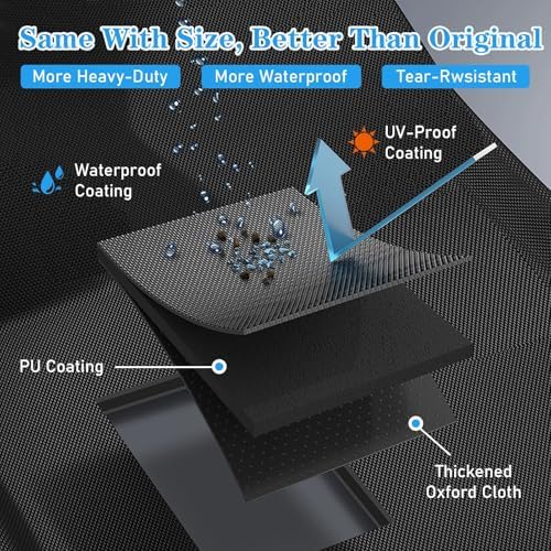 Utheer Grill Cover for Weber Searwood XL 600, 600D Waterproof 3400146 - Image 3