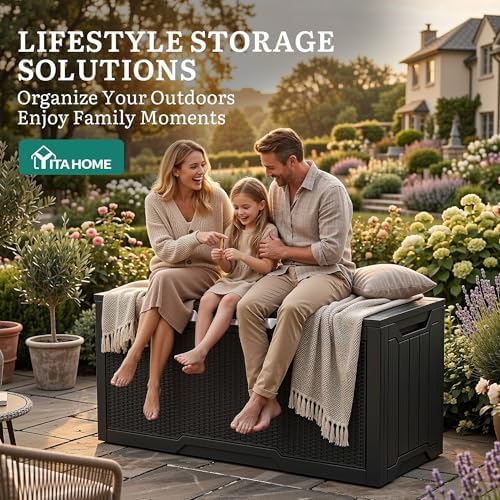YITAHOME 80 Gallon Outdoor Storage Box - Image 6