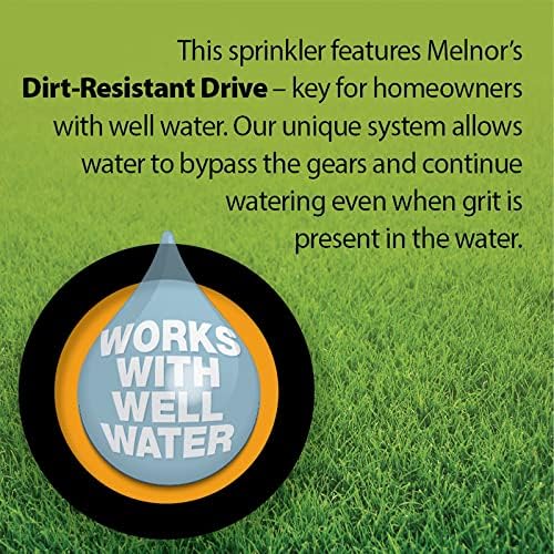 Melnor 65167AMZ XT Turbo Oscillating Sprinkler, 4,500 sq. ft., Quick Connect Bundle, 3-Way Adjustable, Black, Yellow (Pack of 12) - Image 4