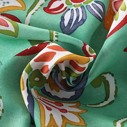 EHouseHome Outdoor and Indoor 60inch Round Tablecloth with Umbrella Hole and Zipper, Waterproof Zippered Patio Cloths, Spring/Summer Table Covers for Backyard Circular Table/BBQs/Picnic - Image 7