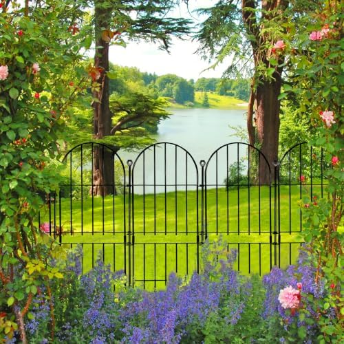 Decorative Garden Fence, 31in (H) x 10ft(L) No Dig Fence - Image 3