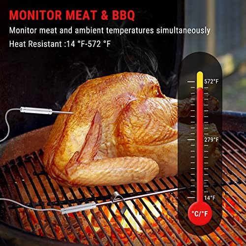 TempPro TempSync 500FT Wireless Meat Thermometer for Grilling and Smoking - Image 3