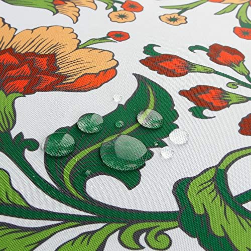 EHouseHome Outdoor Indoor 60x84 inch Rectangle Tablecloth with Umbrella Hole and Zipper, Waterproof Zippered Patio Cloths, Spring/Summer Table Covers for Backyard Circular Table/BBQs/Picnic - Image 6