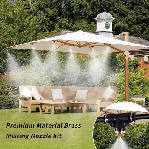 50 Pack Brass Misting Nozzles with 50Pc Misting Nozzles O Ring - Image 5